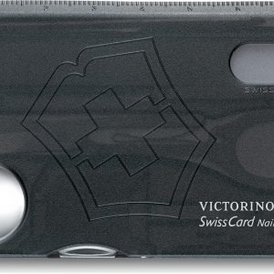 SWISSCARD NAILCARE, VICTORINOX NEGRO TRANSPARENTE