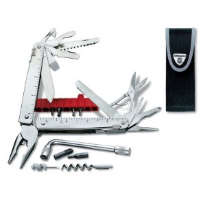 SWISSTOOL VICTORINOX EN FUNDA CUERO