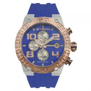 BTECH WATCH RELOJ BT CHRONO BLUE INUSEX REF. BT-IB-313-04